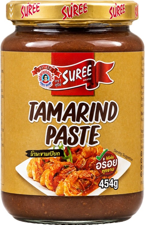 Tajska Gęsta Kwaśna Pasta Tamaryndowa z Tamaryndowca Do Pad Thai 454g SUREE