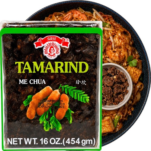 Pasta z Tamaryndowca Mielony Tamarynd Do Pad Thai KOSTKA Tamaryndowiec 454g SUREE