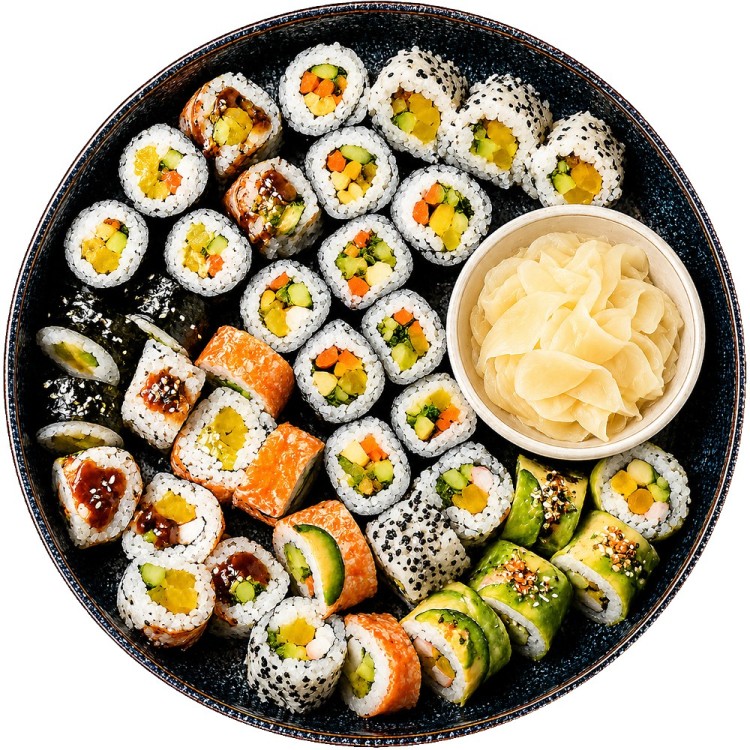 Imbir Marynowany Do Sushi BIAŁY Oczyszcza Kubki Smakowe 1,5kg 1500g SAKURA
