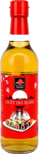 Ocet Gotowa Zaprawa Przyprawa Ryżowa Do Sushi i Japońskich Potraw 500ml SAKURA