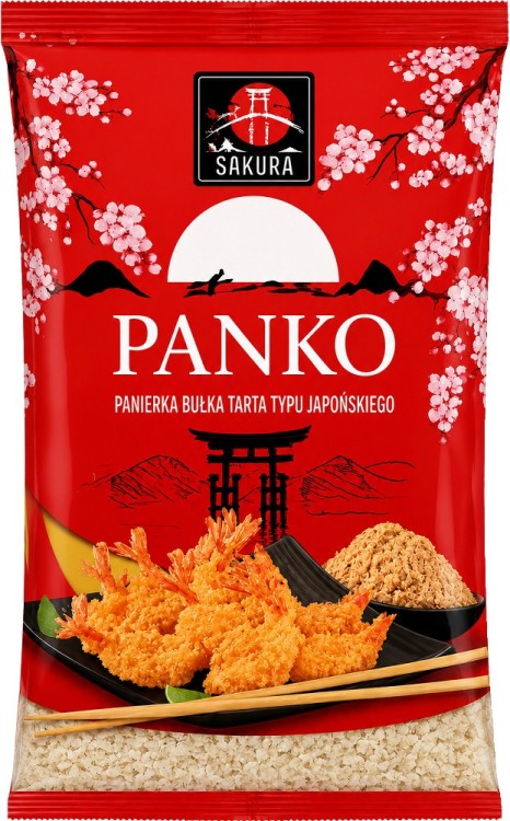 Chrupiąca Panierka Panko Do Mięsa i Krewetek Japońska Bułka Tarta 200g SAKURA