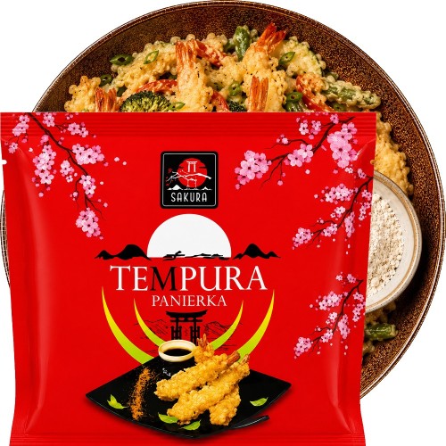 Mąka Panierka Mieszanka Japońska Tempura Do Krewetek Warzyw i Kurczaka 250g SAKURA