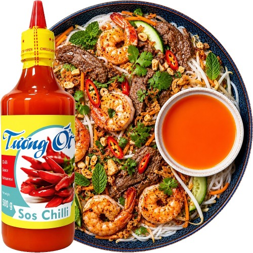 Wietnamski Gęsty Ostry Sos Chilli z Papryczek Chili Hau Sanh 500g HIEP LONG