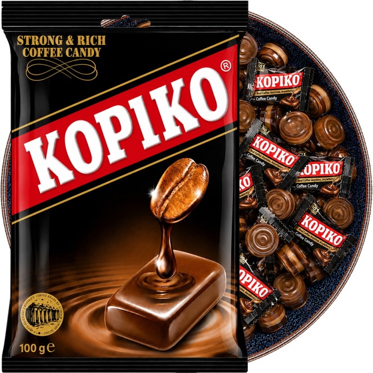 Cukierki Kawowe Oryginalne z Kawy Coffee Candy Smak Kawy 100g KOPIKO