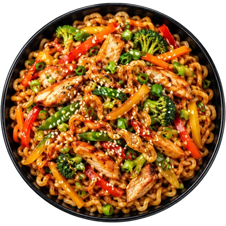 Tajski Błyskawiczny Makaron Instant Stir-Fry Teriyaki Flavour 60g YUM YUM