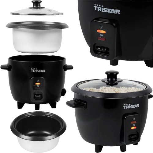 Garnek Do Gotowania Przygotowania Ryżu Elektryczny Ryżowar 0,6 Litra 600ml RK-6141 TRISTAR