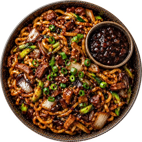 Koreańska Prażona Fermentowana Pasta z Czarnej Fasoli Chunjang 500g WANG