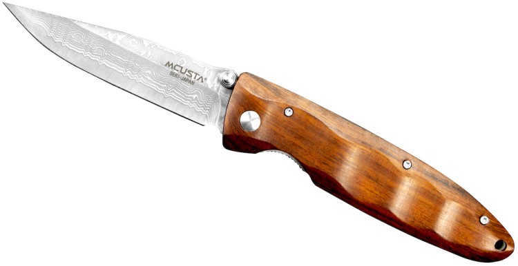 Mcusta Classic Wave Iron Wood Nóż Damascus