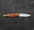 Mcusta Shinra Emotion 2 Iron Wood Nóż Damascus