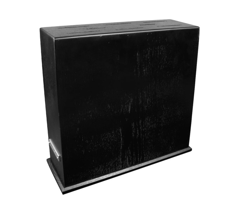 Tamahagane Japoński Drewniany Blok Czarny Do Przechowania Noży