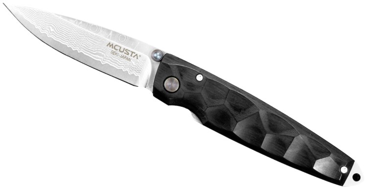 Mcusta Shinra Emotion 2 BK Pakka Nóż Damascus