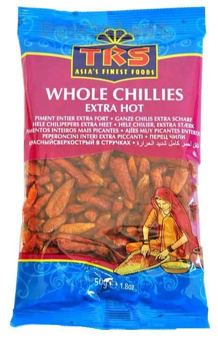 Suszone Papryczki Chili Całe 50g TRS