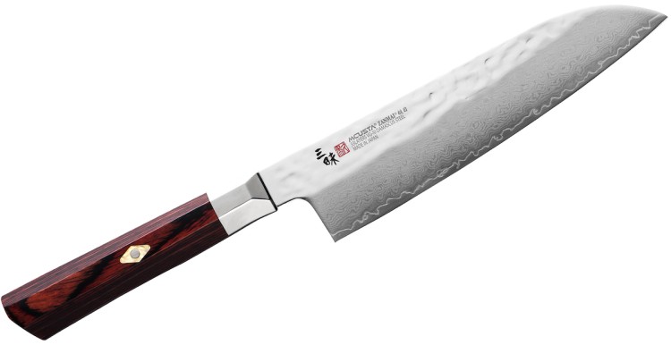 Mcusta Zanmai VG-10 Supreme Hammered Nóż Santoku 18cm