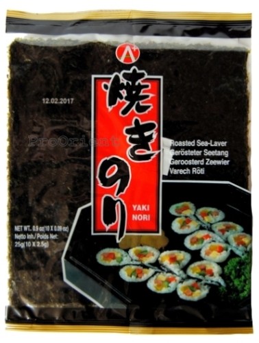 Wodorosty Algi Yaki Nori Do Sushi 10 Sztuk A+ HOSAN