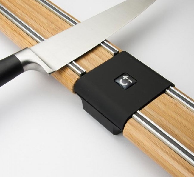 Dwuczęściowa Listwa Magnetyczna 450mm Bambus