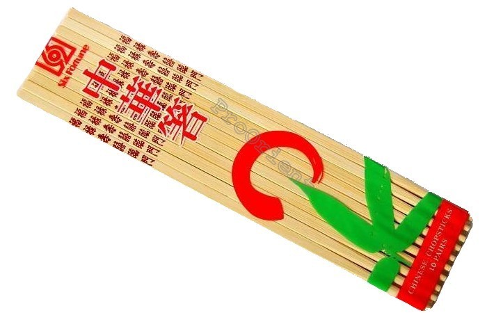 Pałeczki Bambusowe Białe 10 Par SIX FORTUNE