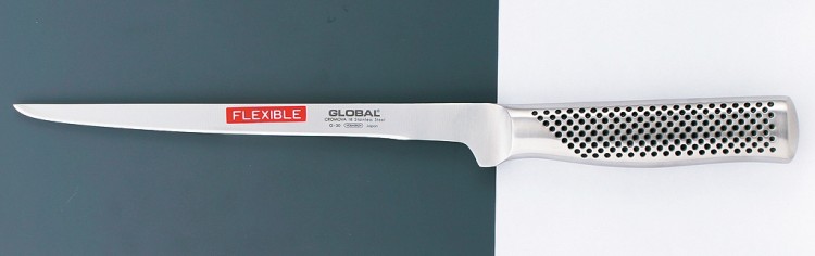 Szwedzki Nóż Do Filetowania Elastyczny 21cm - Global G-30