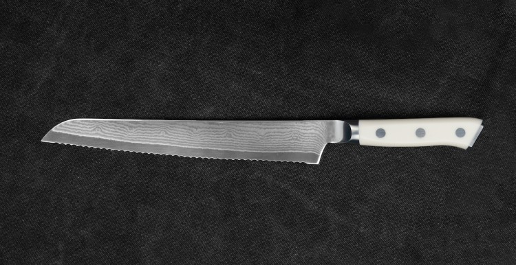 Mcusta Zanmai Classic Damascus VG-10 Corian Japoński Nóż Do Pieczywa 23cm