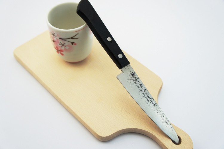 Satake Nashiji Black Pakka Nóż Uniwersalny 12cm