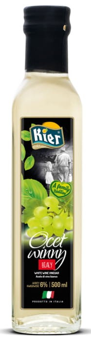 Ocet Winny Biały Włoski 500ml KIER