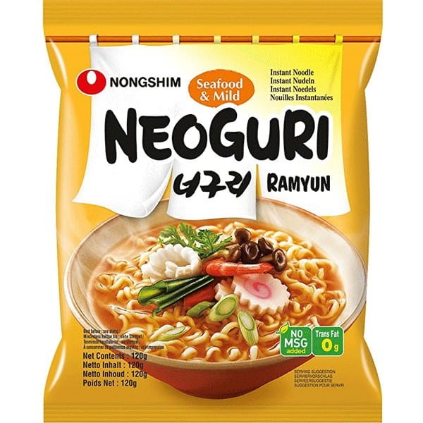 Koreańska Zupka Neoguri Owoce Morza Mild 120g NONGSHIM