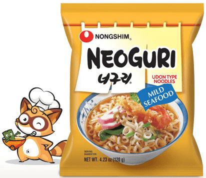 Koreańska Zupka Neoguri Owoce Morza Mild 120g NONGSHIM