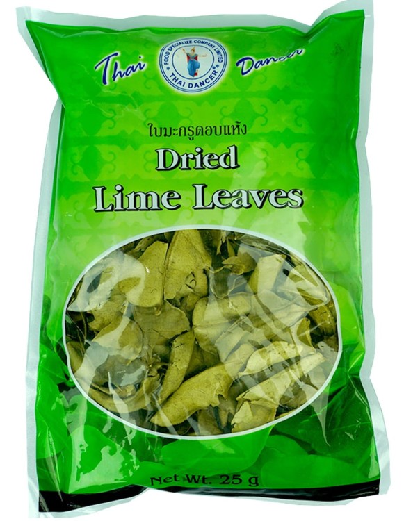 Suszone Liście Limonki Kaffir 25g THAI DANCER