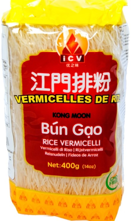 Makaron Ryżowy Vermicelli Nitki Kong Moon 400g ICV BRAND