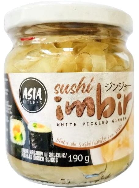 Młody Imbir Biały Do Sushi 190g ASIA KITCHEN