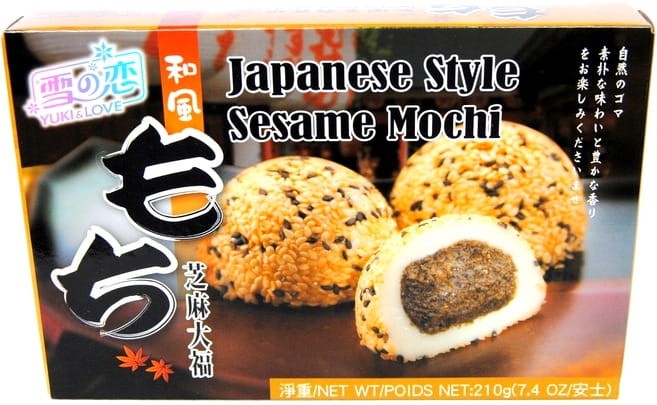 Ciastka Ciasteczka Ryżowe Mochi z Sezamem 210g YUKI & LOVE