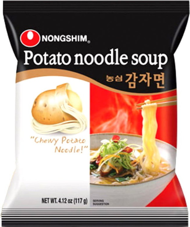 Zupka z Makaronem Ziemniaczanym Koreańska 100g NONGSHIM