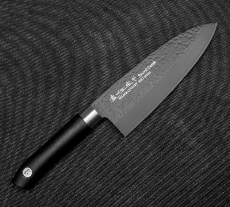 Satake Sword Smith Black Nóż Deba 16cm