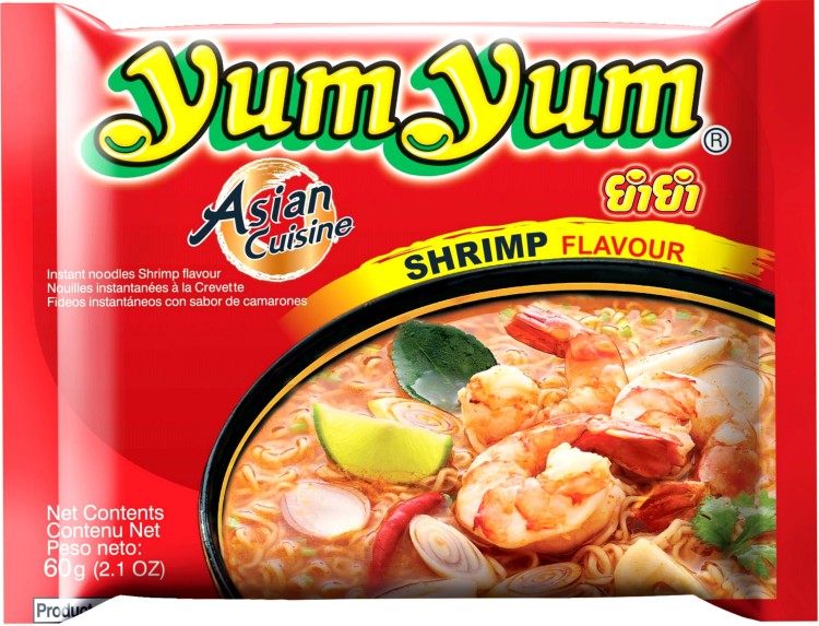 Zupka Makaron Instant o Smaku Krewetkowym 60g YUM YUM