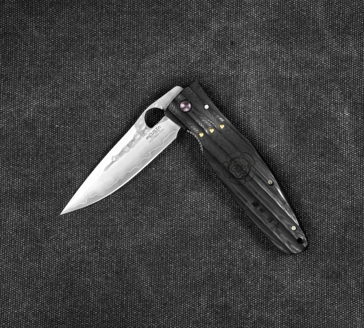 Mcusta Fusion Sengoku BK Micarta Nóż SPG2
