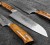 Takeshi Saji R2 Diamond Nóż Ręcznie Kuty Santoku 18cm