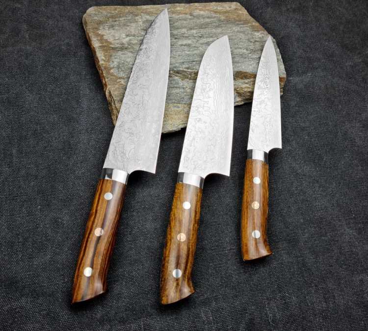 Takeshi Saji R2 Diamond Nóż Ręcznie Kuty Uniwersalny 15cm