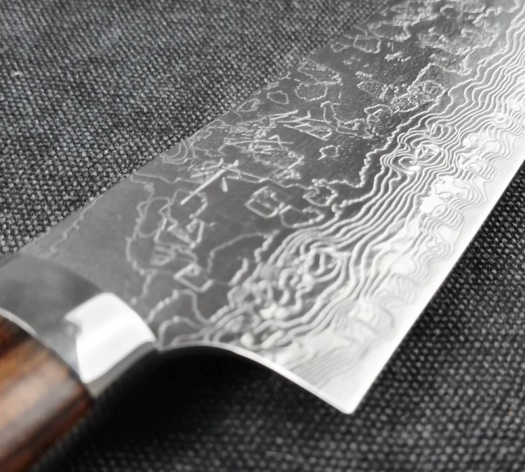 Takeshi Saji R2 Diamond Nóż Ręcznie Kuty Uniwersalny 15cm