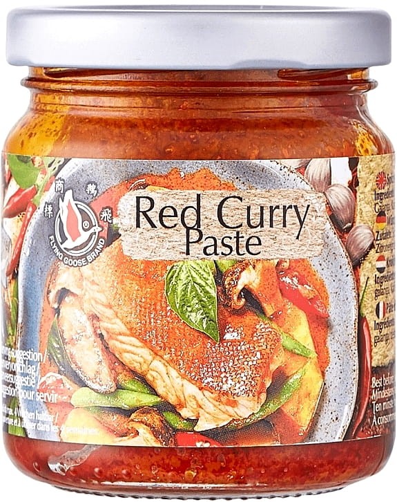 Czerwona Pasta Curry 195g FLYING GOOSE BRAND