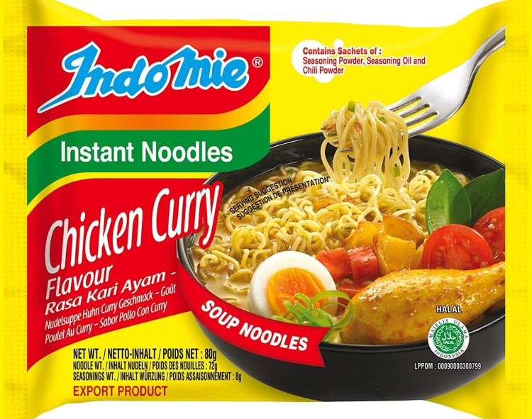 Zupka o Smaku Kurczaka Curry Indonezyjska 80g INDOMIE