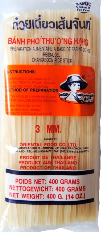 Makaron Ryżowy 3mm 400g FARMER BRAND