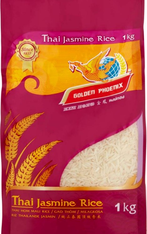 Ryż Jaśminowy Długoziarnisty 1kg GOLDEN PHOENIX