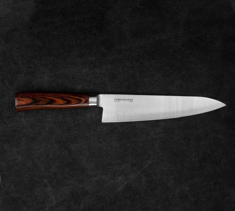 Tamahagane SAN Brown Nóż Szefa Kuchni 21cm