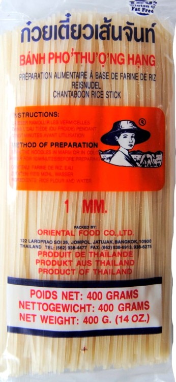 Makaron Ryżowy Tasiemki 1mm 400g FARMER BRAND