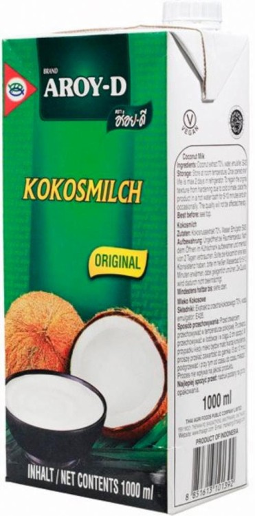 Mleko Mleczko Kokosowe Kartonik 1 Litr AROY-D