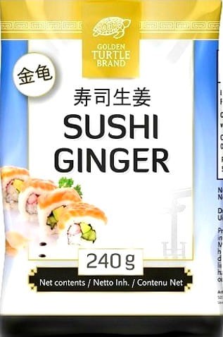 Imbir Marynowany Biały Do Sushi 240g GOLDEN TURTLE BRAND