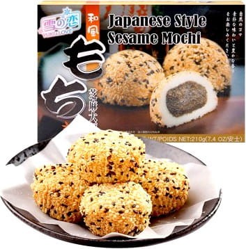 Ciastka Ciasteczka Ryżowe Mochi z Sezamem 210g YUKI & LOVE