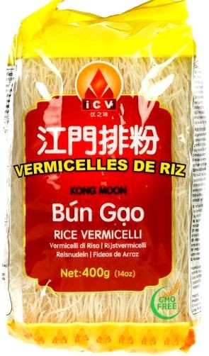 Makaron Ryżowy Vermicelli Nitki Kong Moon 400g ICV BRAND