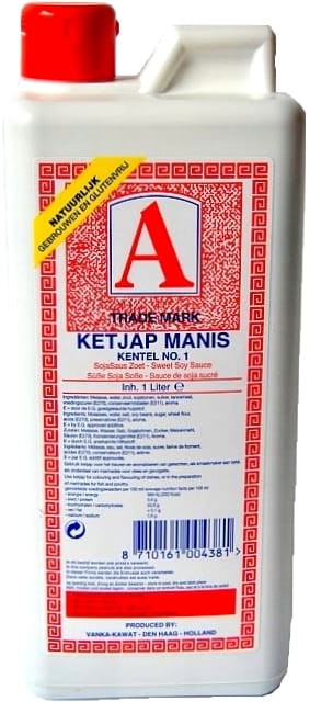 Sos Sojowy Słodki Ketjap Manis 1 Litr A-MERK