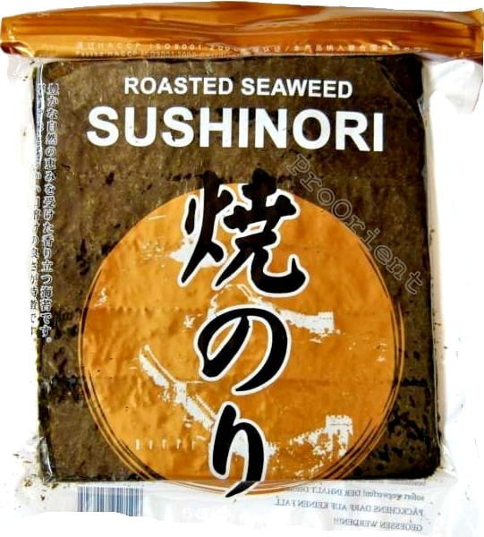 Wodorosty Algi Do Sushi Nori 50 Sztuk GOLD OCEANS KAISER