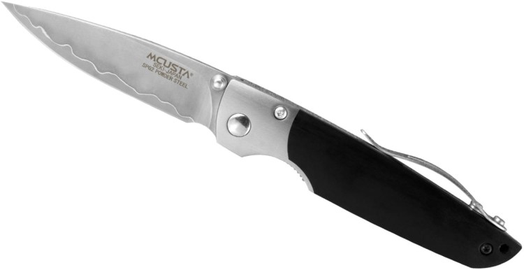 Mcusta Shinra Nóż Mixture Black Pakka SPG2